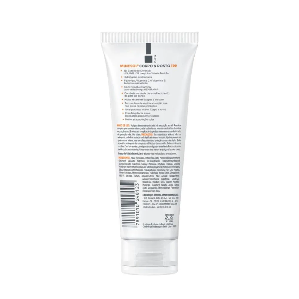 Protetor Solar NeoStrata Minesol Rosto e Corpo FPS99 120ml