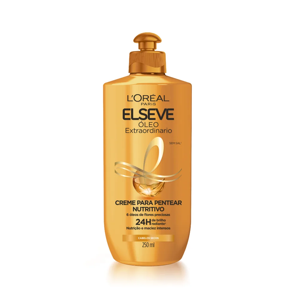 Creme de Pentear Elseve Óleo Extraordinário Nutritivo 250ml