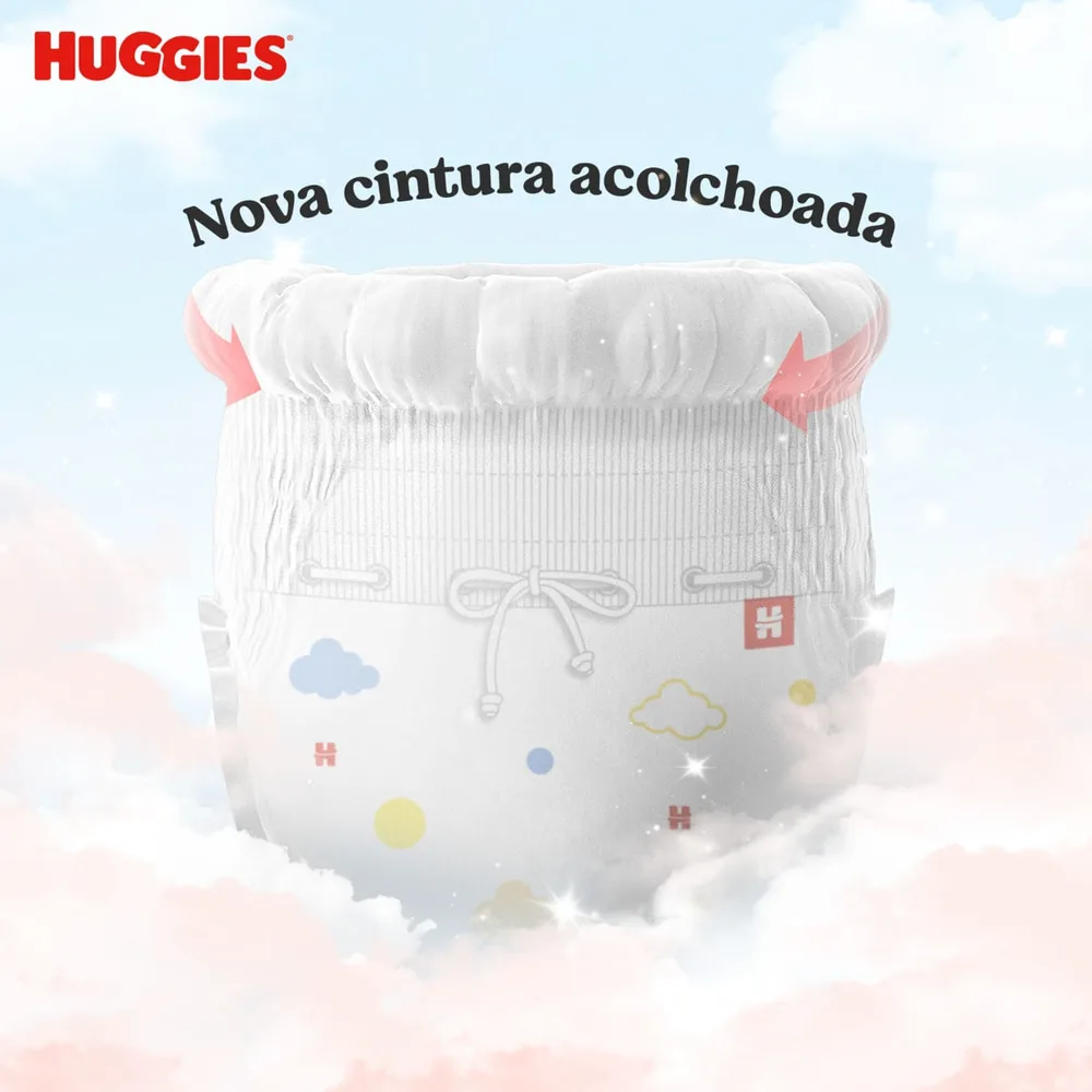 Fralda Pants Huggies Proteção Acolchoada M 72 fraldas