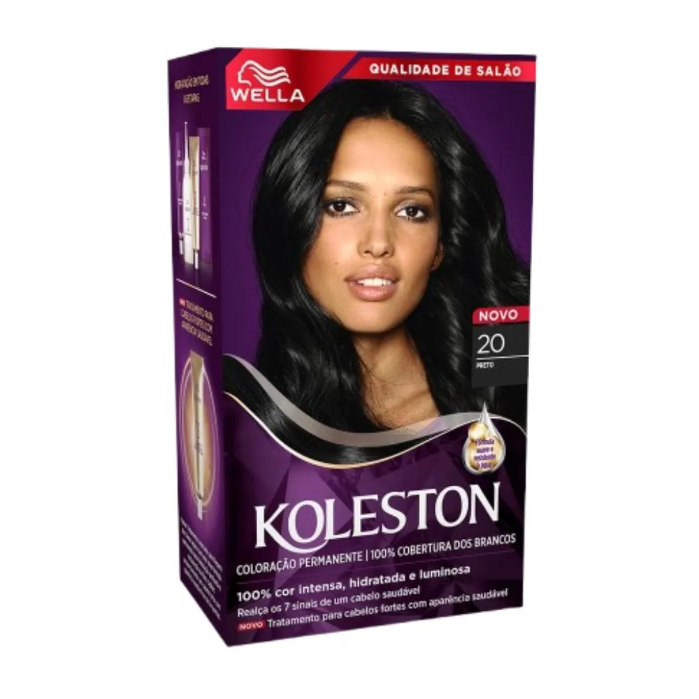 Tintura Koleston preto 20