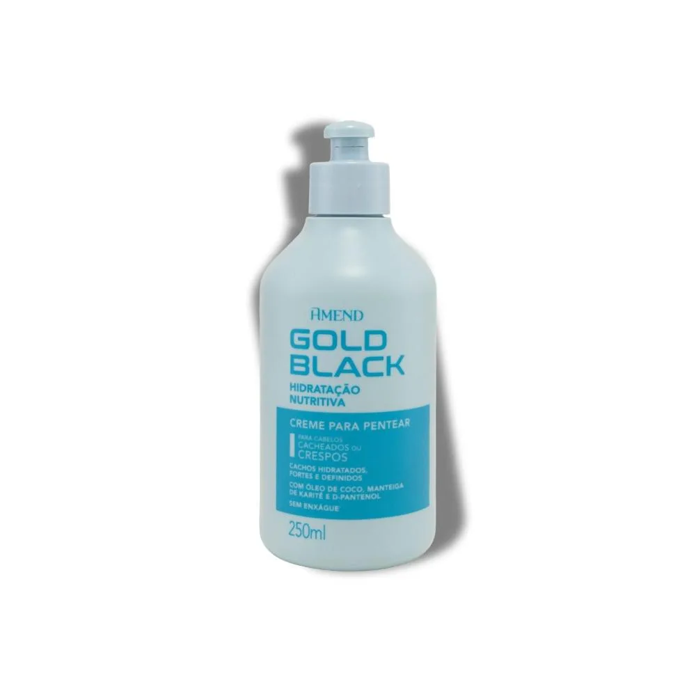 Amend - Gold Black Definidor de Cachos - Creme para Pentear - 250ml