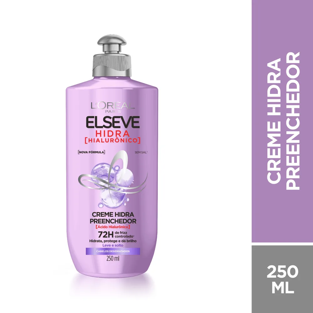 Creme de Pentear Elseve Hidra Hialurônico Preenchedor 250ml