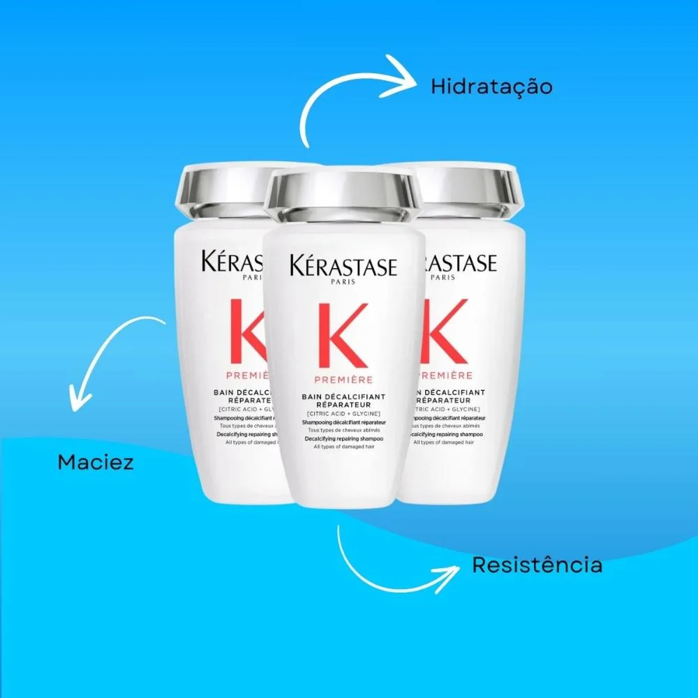 Kérastase Première Bain Décalcifiant Kit 3 Shampoo 250ml