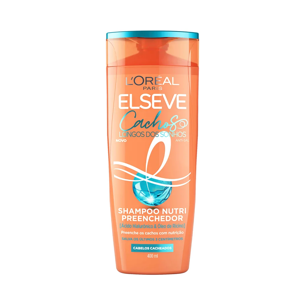 Shampoo Elseve Cachos Longos dos Sonhos Nutri Preenchedor 400ml
