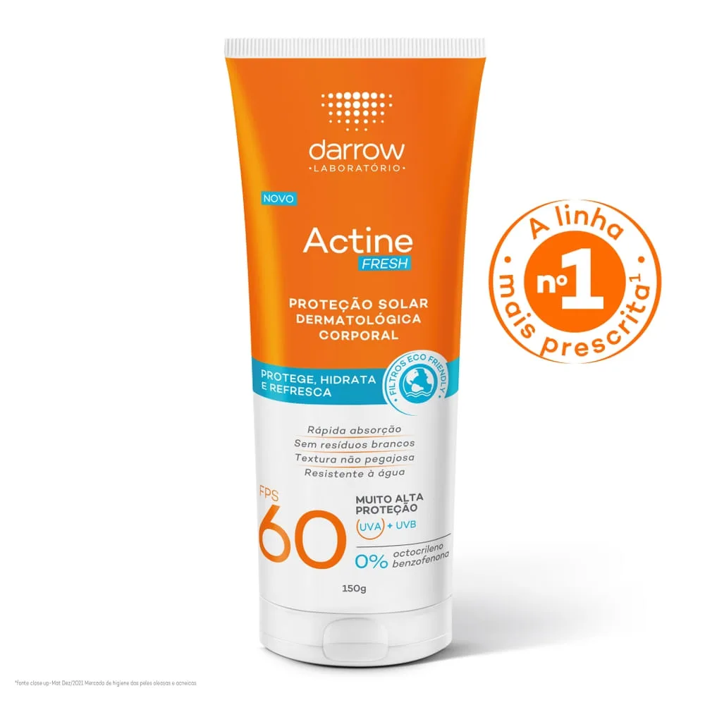 Protetor Solar Actine Fresh FPS60 150g