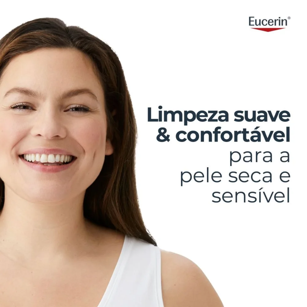 Gel De Limpeza Eucerin  Syndet Gel Corpo E Rosto Ph5 400ml