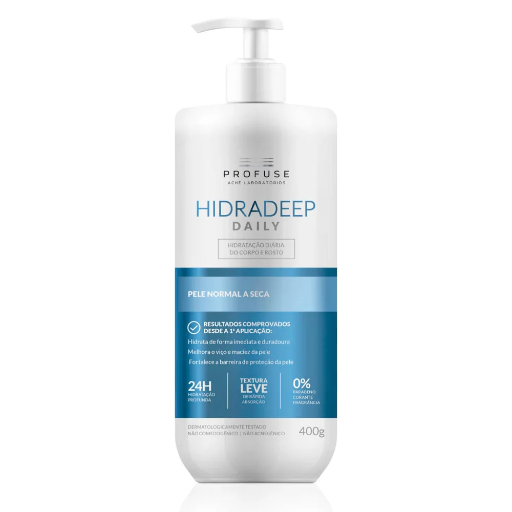 Creme Hidratante Profuse Hidradeep Daily Pele Normal a Seca Creme 400g