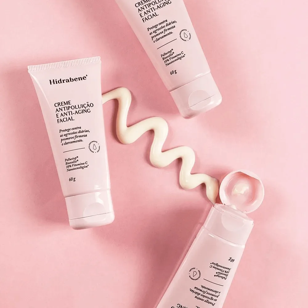 Creme Facial Hidrabene Antipoluição e Anti-Aging 60g