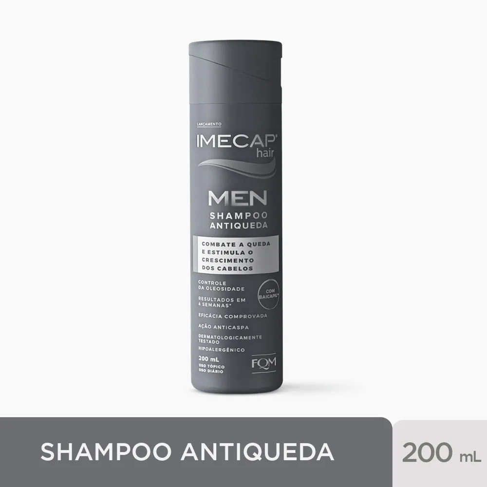 Shampoo Imecap Hair Men Antiqueda 200ml