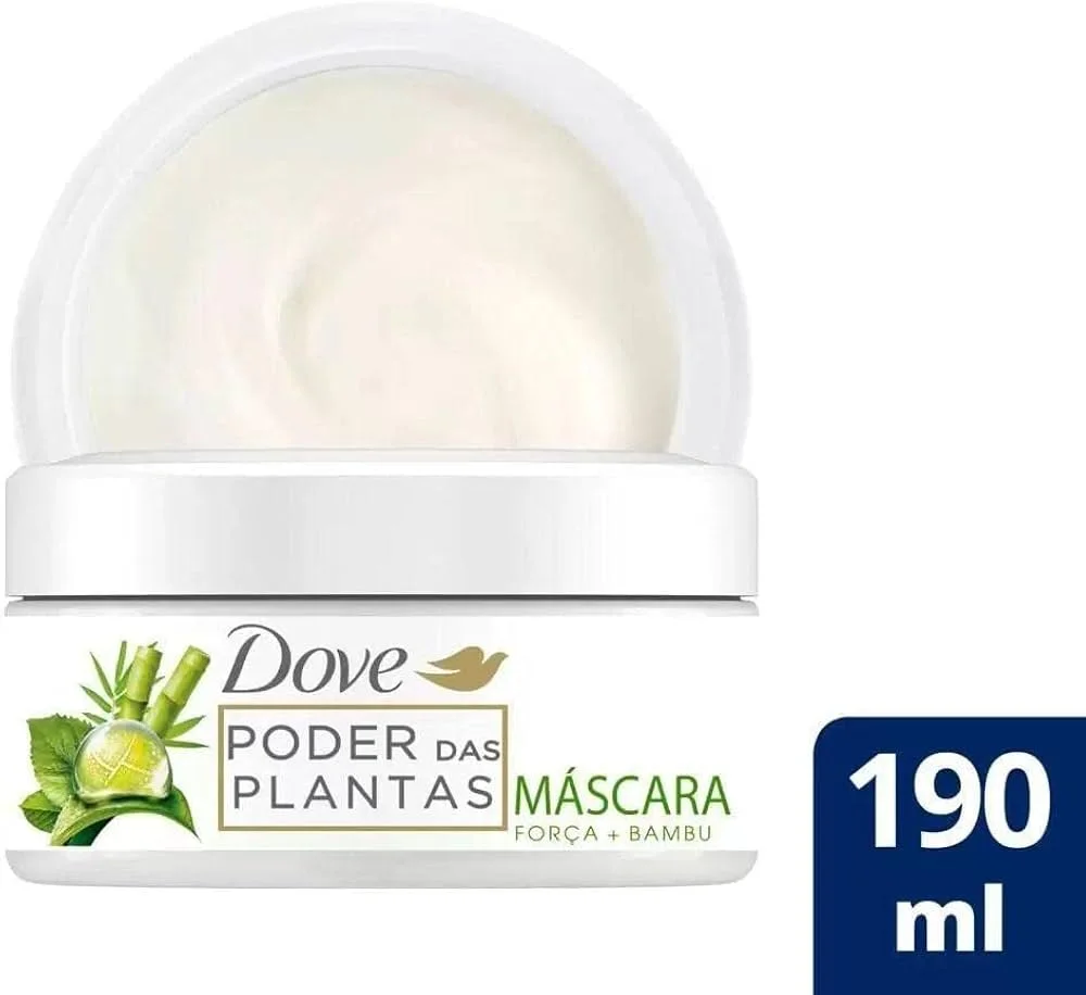 Máscara de Tratamento Dove Poder das Plantas Força + Bambu 190ml