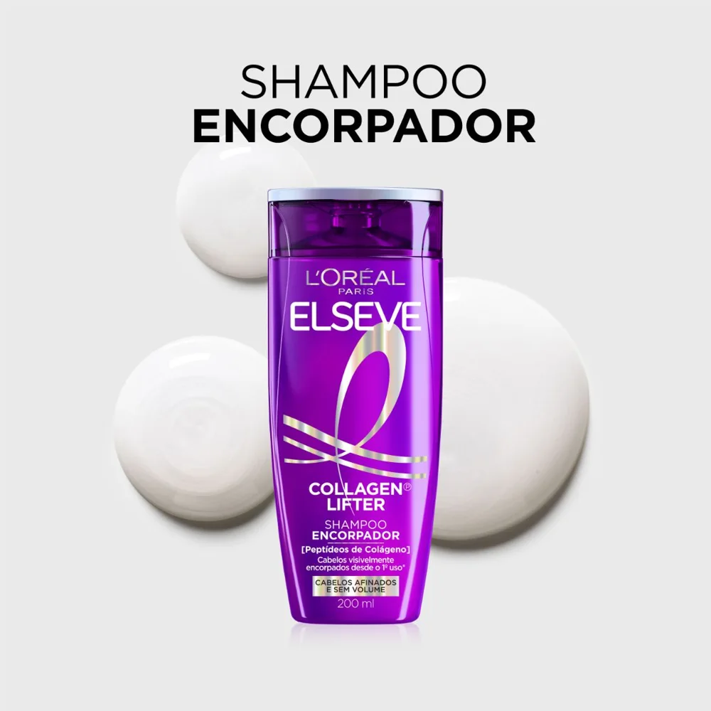 Elseve Collagen Lifter Shampoo Encorpador 200ml