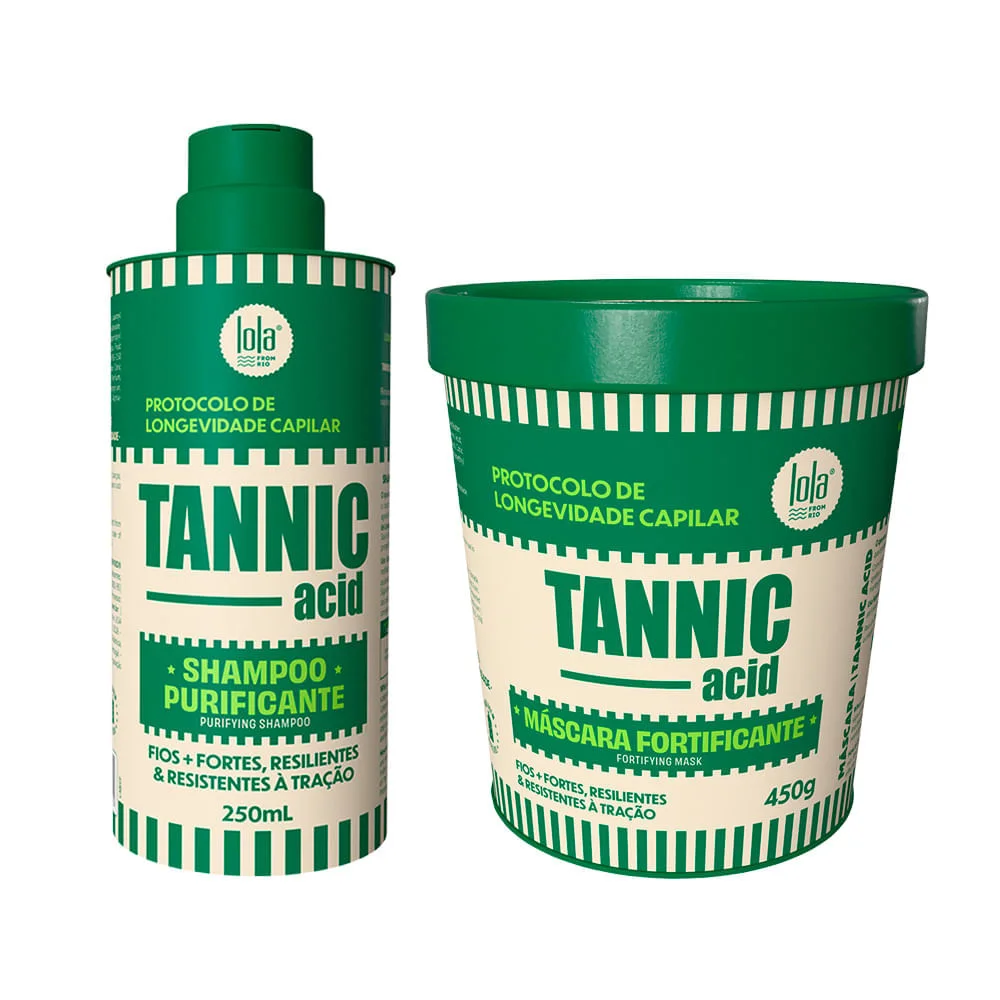 Lola From Rio - Tannic - Kit Shampoo 250ml + Máscara 450g