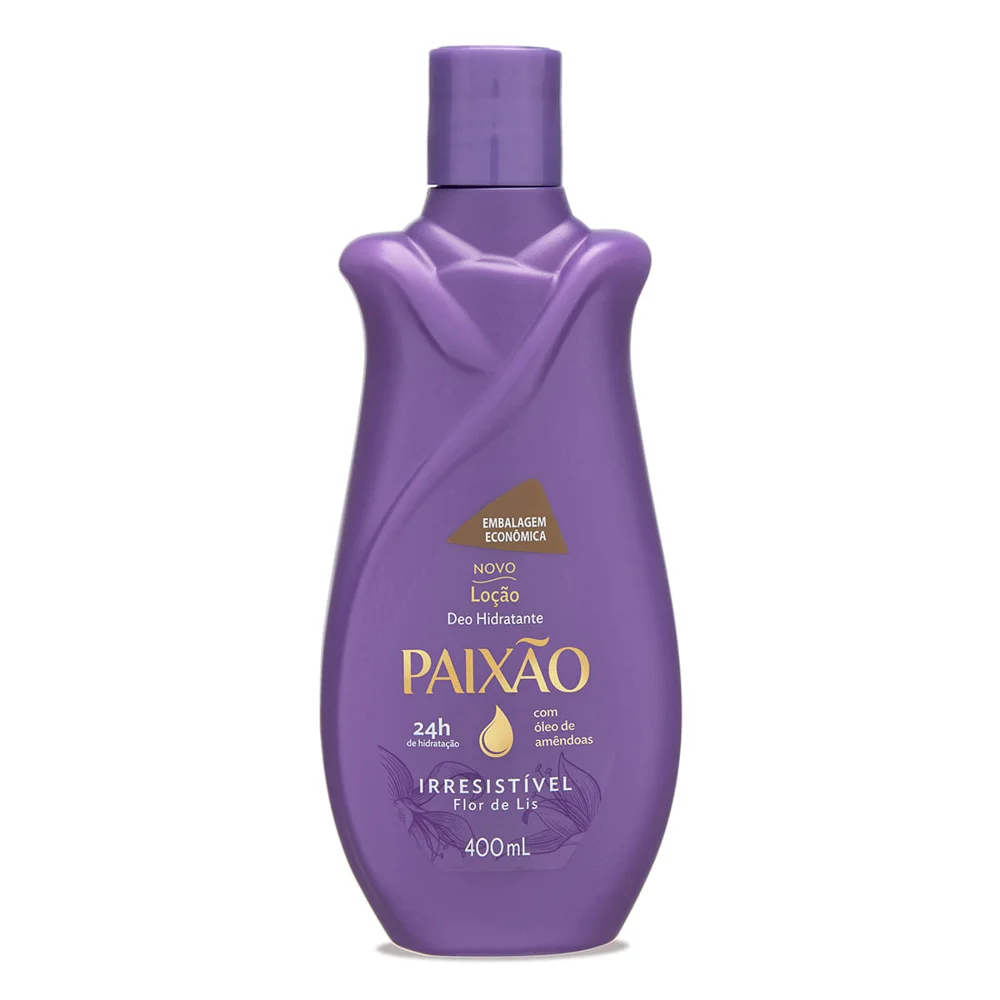 Kit Paixão Hidratação Corporal Hidratante Irresistível 400ml + Óleo Amêndoas e Avelã 100ml