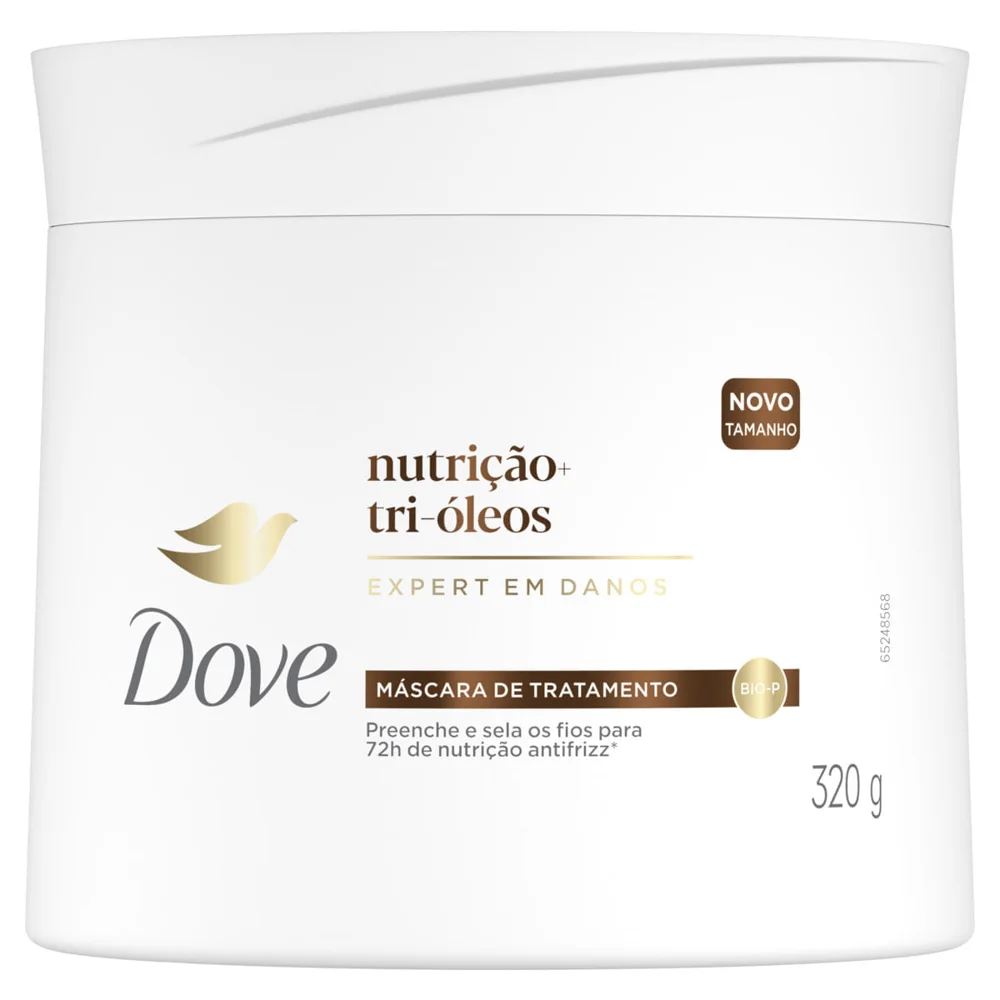 Máscara De Tratamento Capilar Dove Nutrição + Tri-Óleos 320g