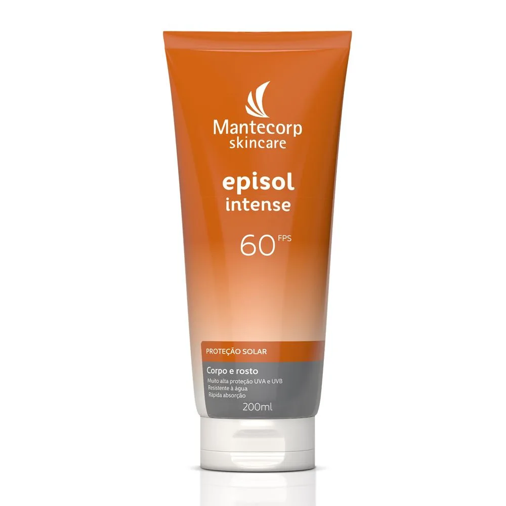 Protetor Solar Episol Intense FPS60 Rosto e Corpo 200ml