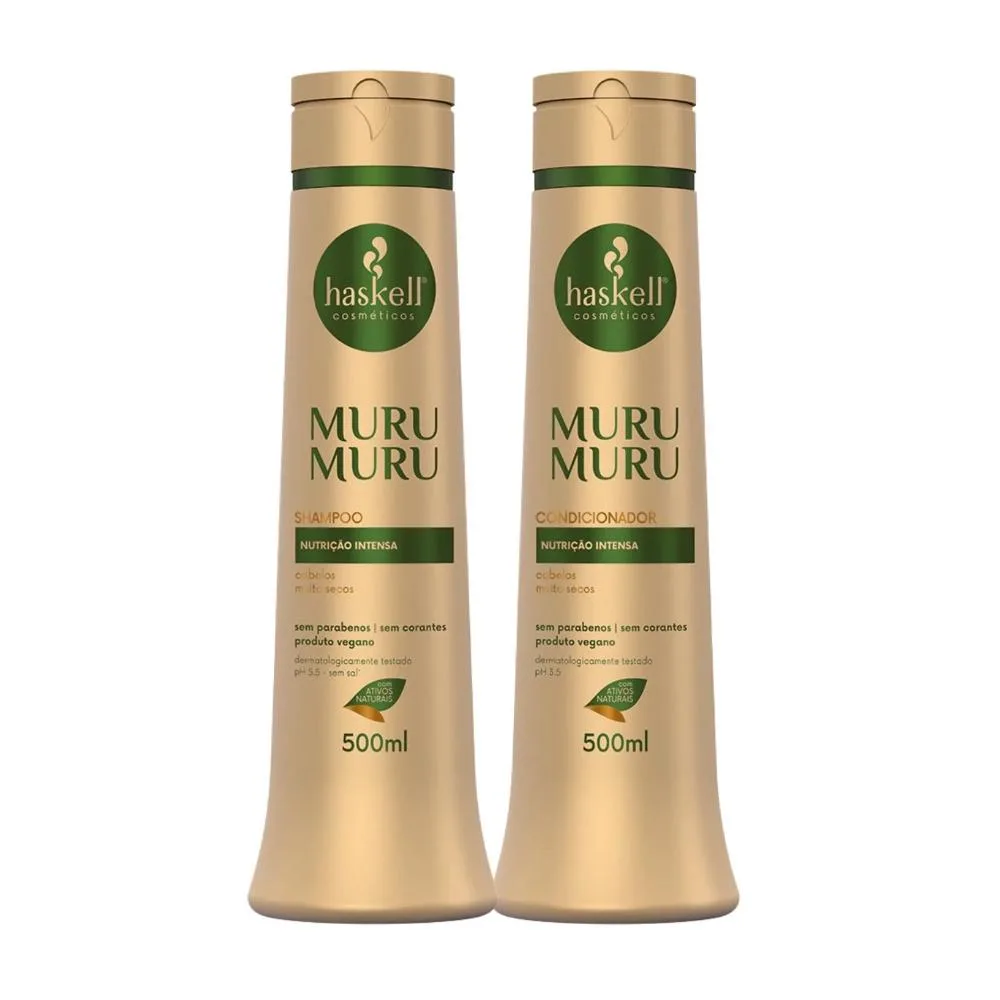 Haskell Muru Muru - Kit Shampoo e Condicionador - 500ml