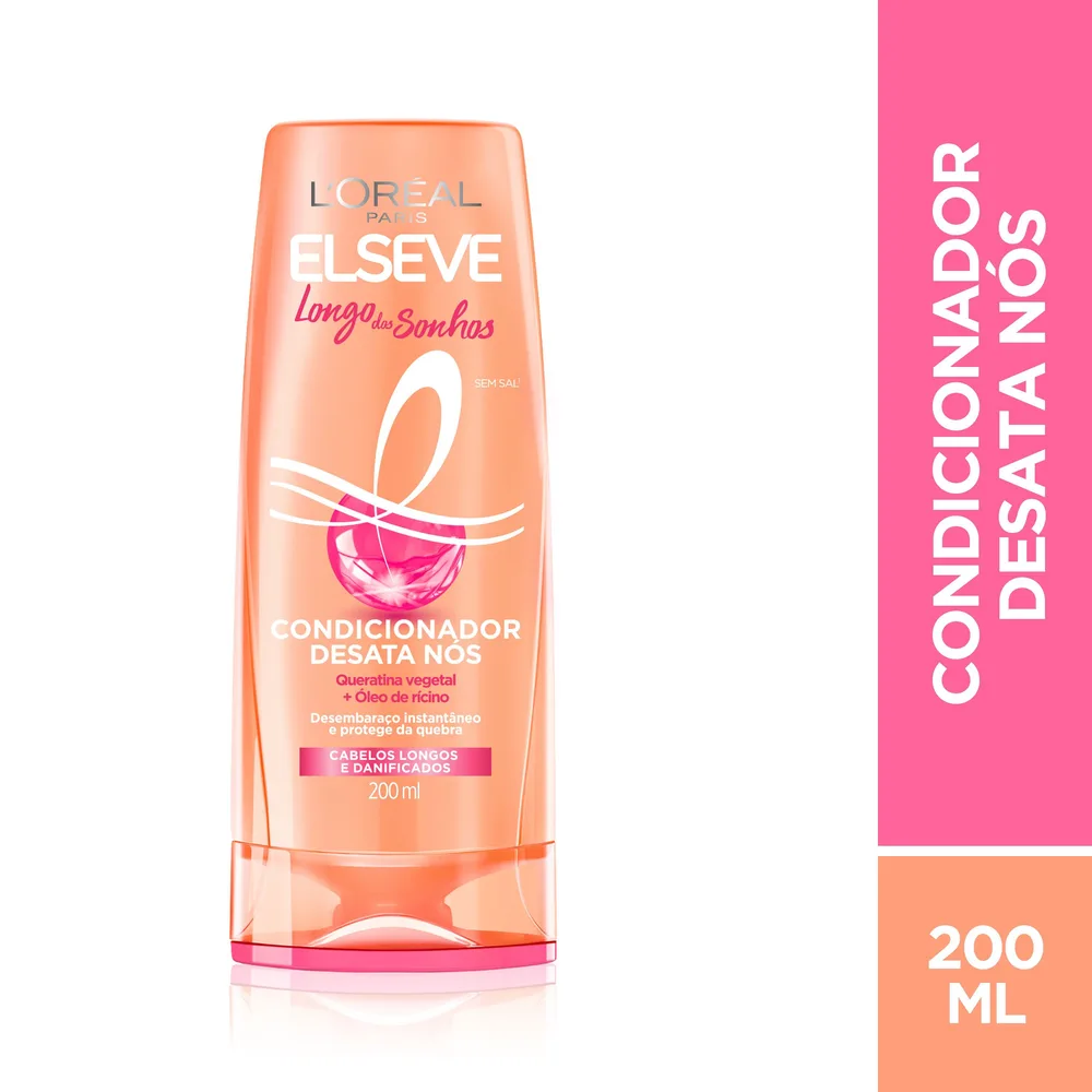 Condicionador Elseve Longo dos Sonhos Desata Nós 200ml