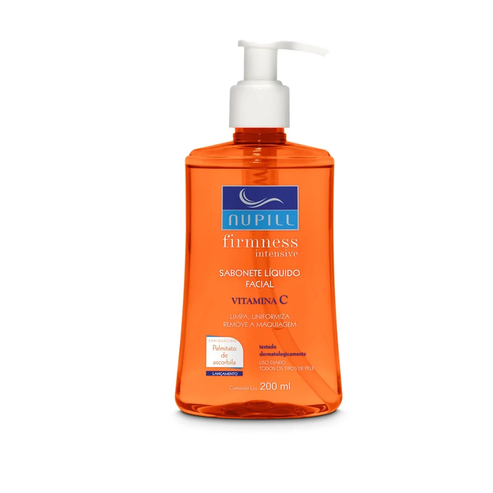Sabonete Líquido Facial Nupill Vitamina C 200ml
