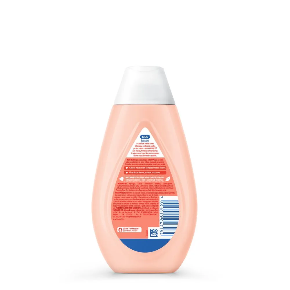 Condicionador Infantil Johnson's Baby Cachos dos Sonhos 200ml