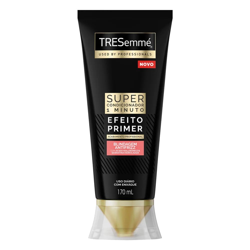 Super Condicionador TRESemmé 1 Minuto Efeito Prime Blindagem Antifrizz 170ml