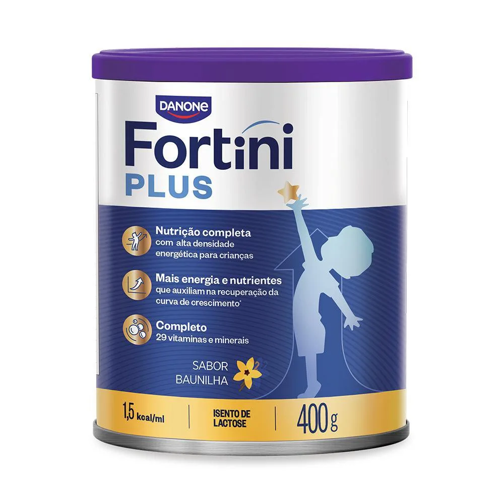 Suplemento Alimentar Infantil Fortini Plus Sabor Baunilha 400g
