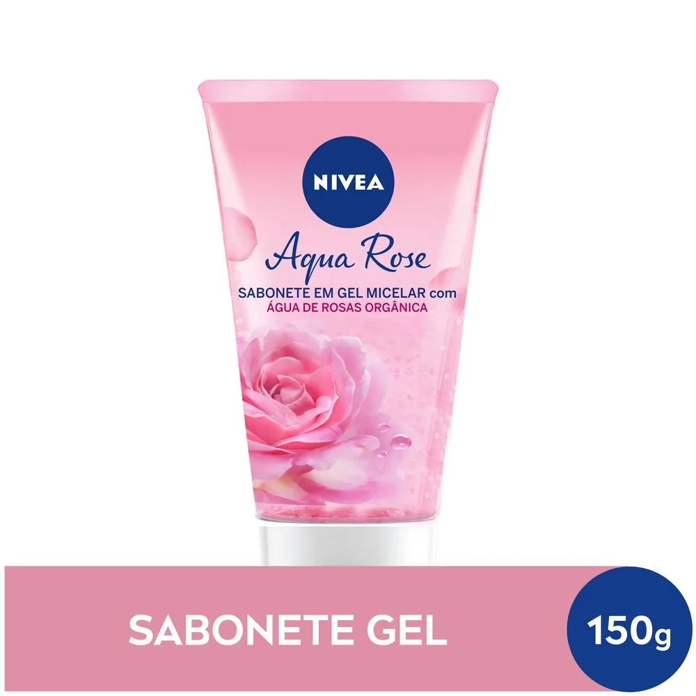 Sabonete em Gel Facial Nivea Aqua Rose 150ml