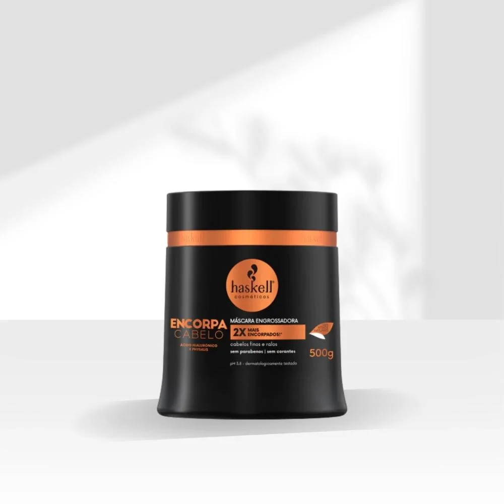Haskell Encorpa Cabelo - Máscara Volume Tratamento - 500g
