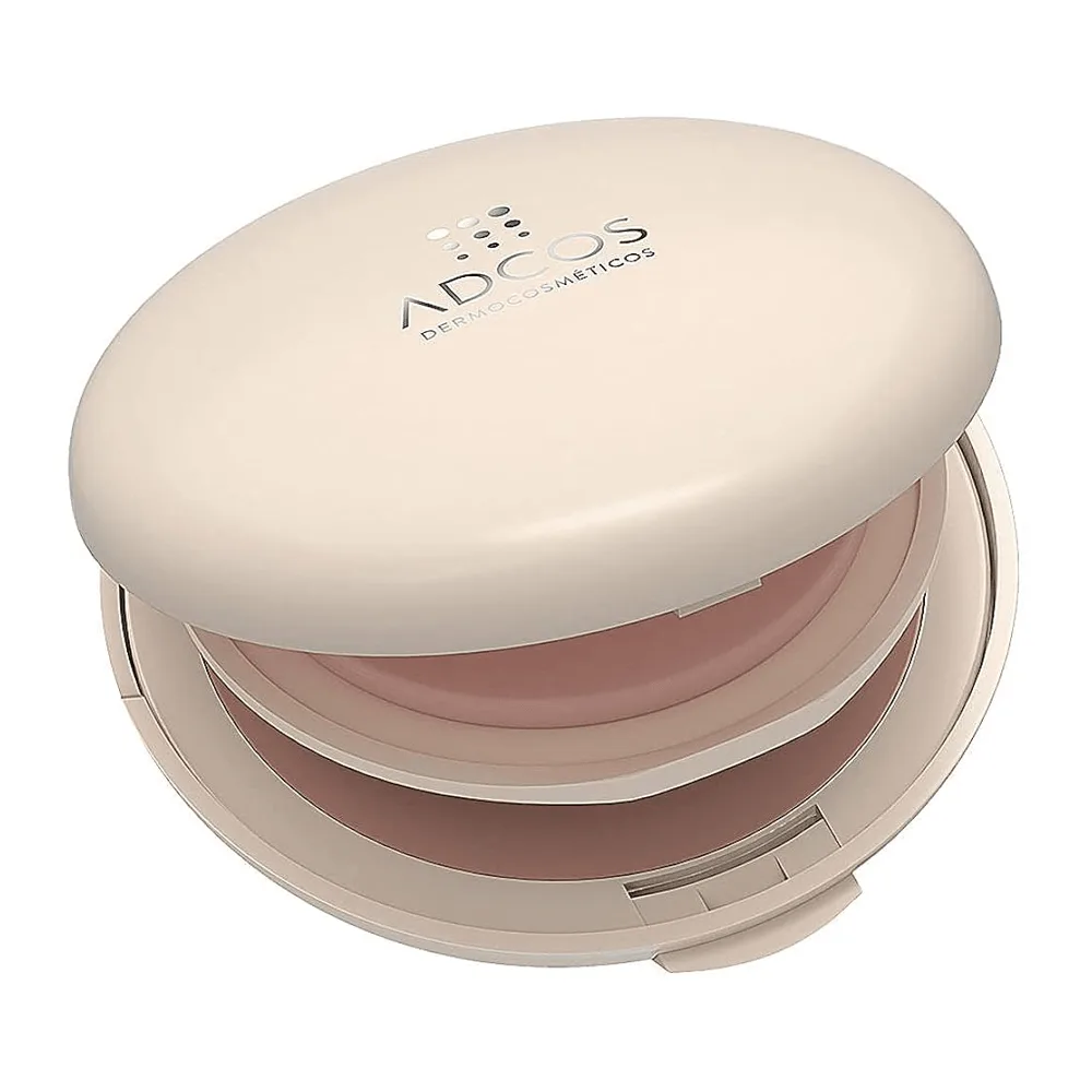Protetor Solar Facial Adcos FPS50 Ácido Hialurônico Pó Compacto Cor Nude 11g