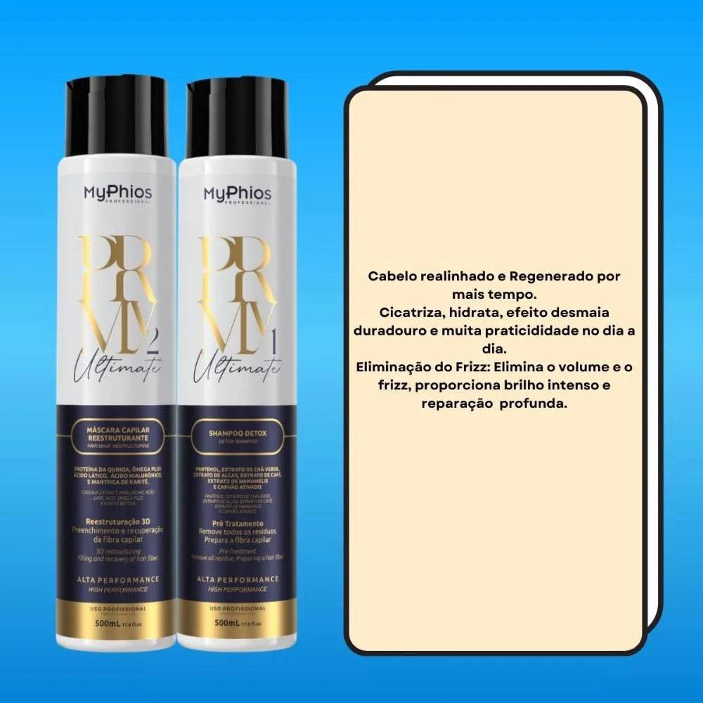 MyPhios - Ultimate PRMY Kit Shampoo Detox e Máscara - 500ml