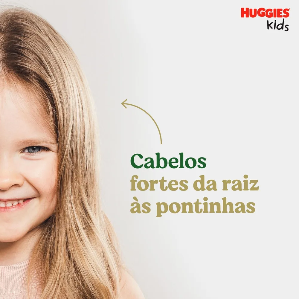 Shampoo Infantil Huggies Kids Nutrição e Força 360ml