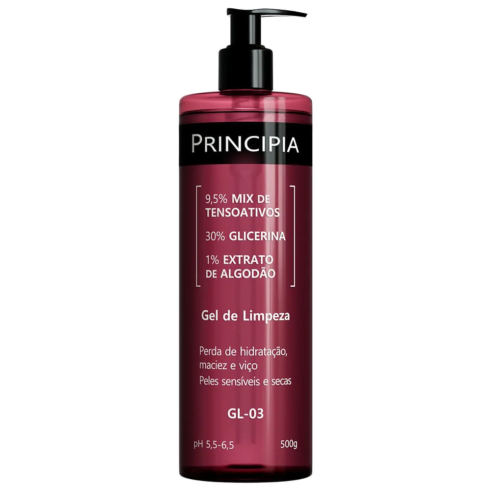 Gel De Limpeza Principia Peles Sensiveis E Secas gl-03 500ml