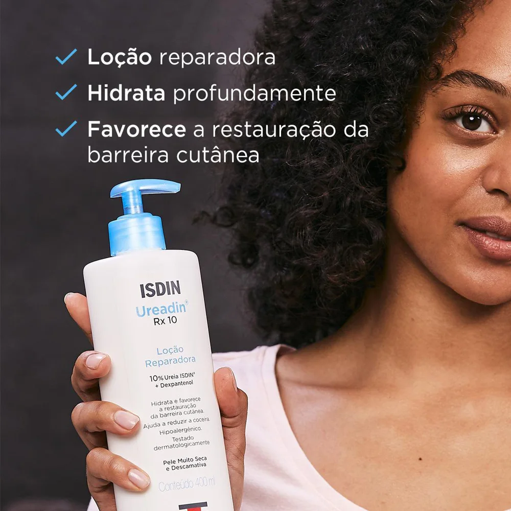 Loção Corporal ISDIN Ureadin Rx 10 Hidratante 10% Ureia Pele Muito Seca 400ml
