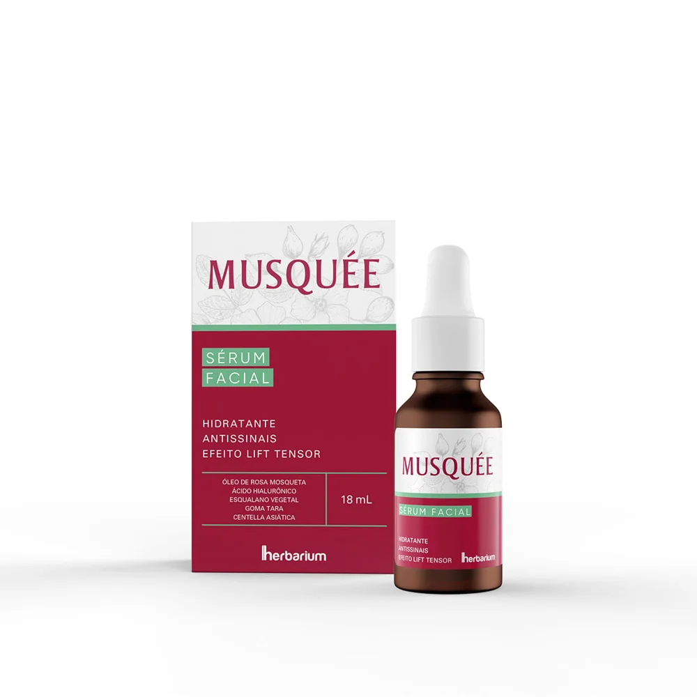 Sérum Facial Herbarium Musquée com Rosa Mosqueta 18ml