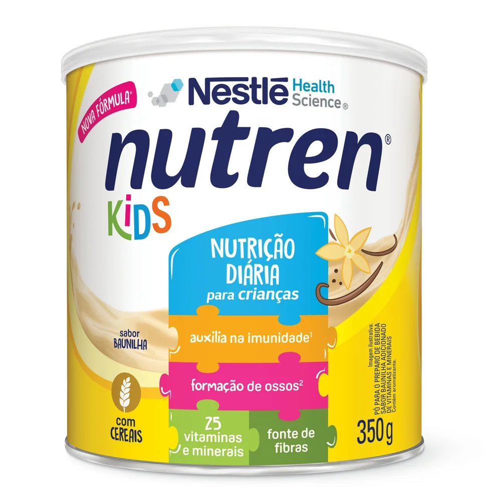Complemento Alimentar Infantil Nutren Kids Sabor Baunilha 350g