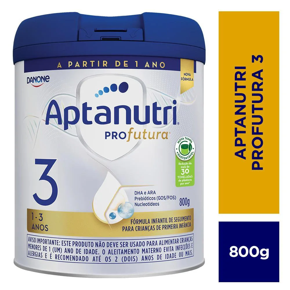Fórmula Infantil Aptanutri Profutura 3 DHA ARA de 1 a 3 anos 800g