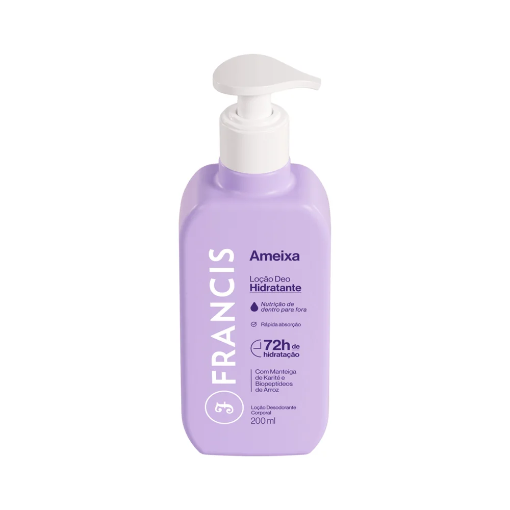 Loção Corporal Francis Ameixa Deo Hidratante 200ml