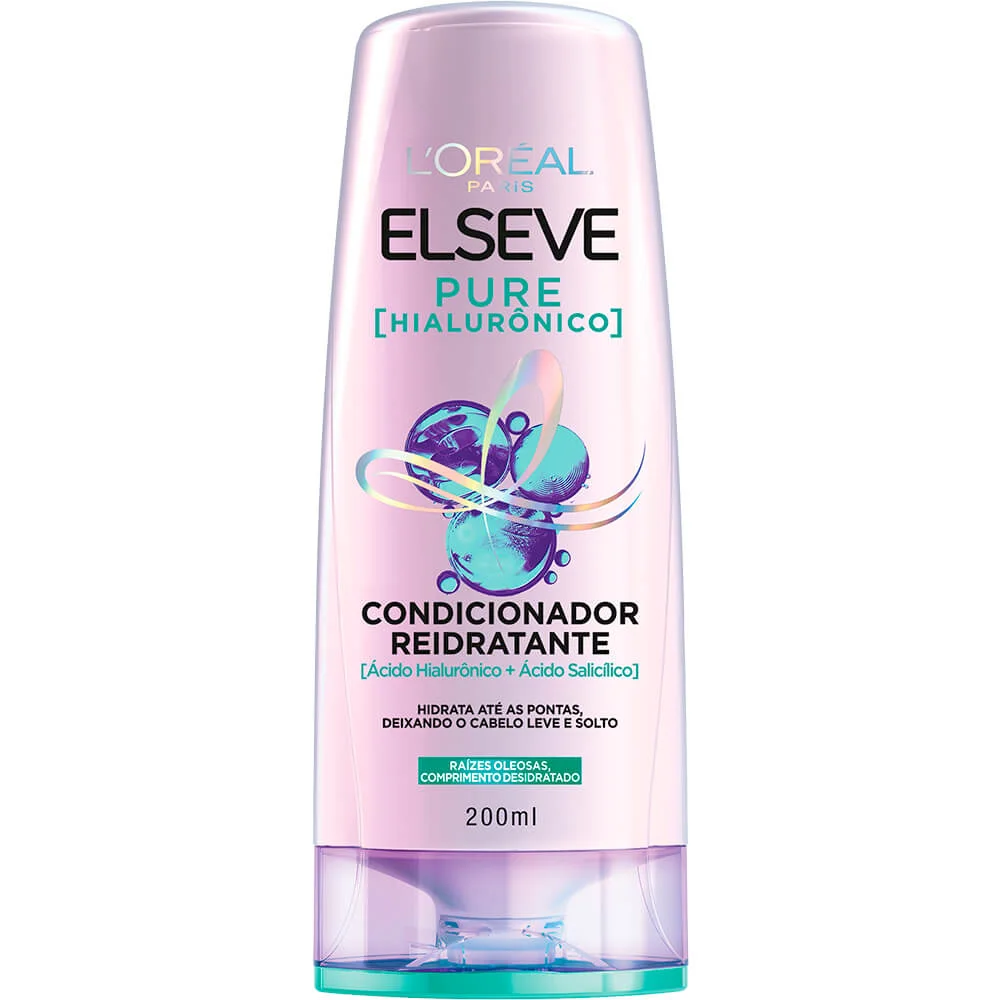 Condicionador Elseve Pure Hialurônico Reidratante 200ml