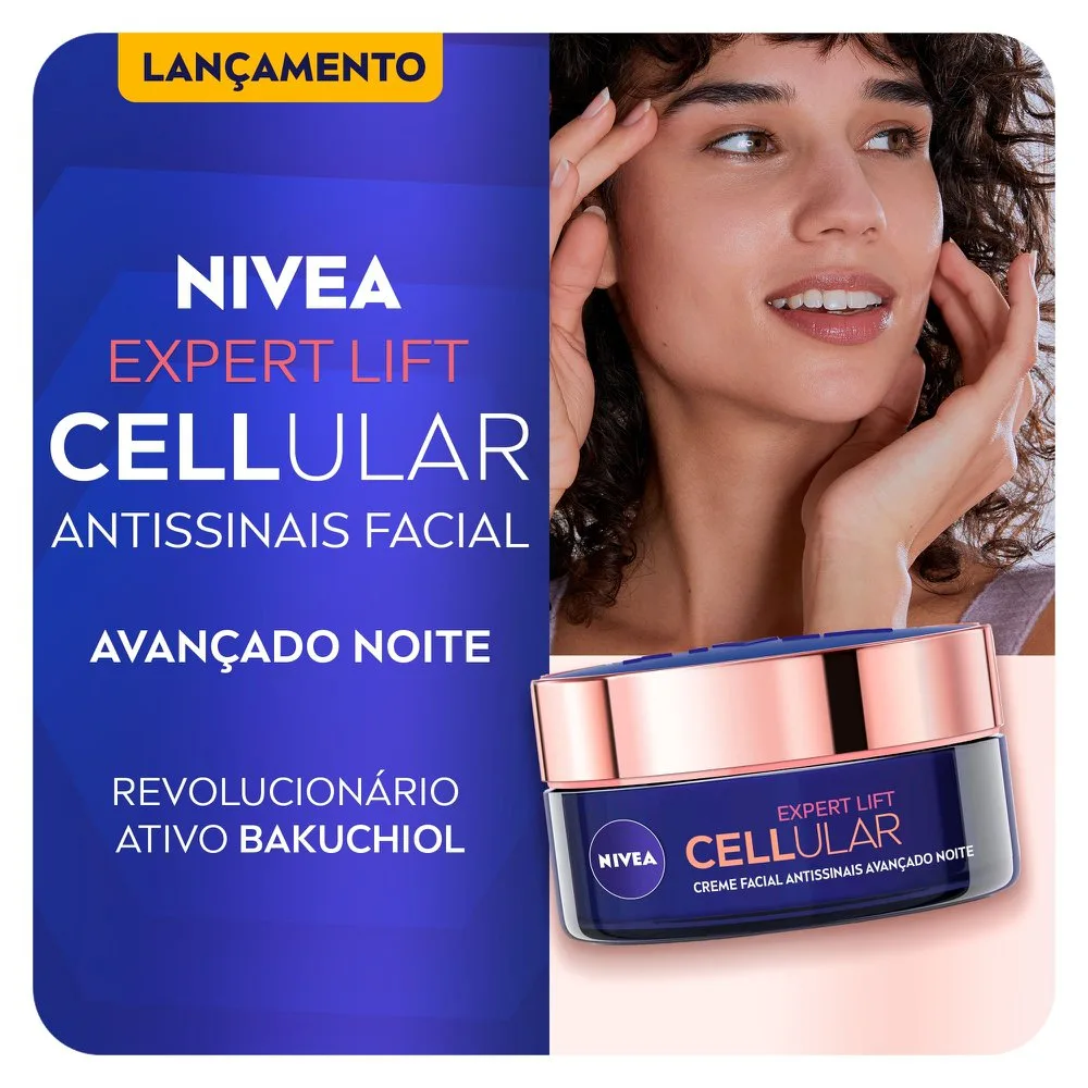 Creme Facial Nivea Cellular Expert Lift Avançado Antissinais Noite 50ml