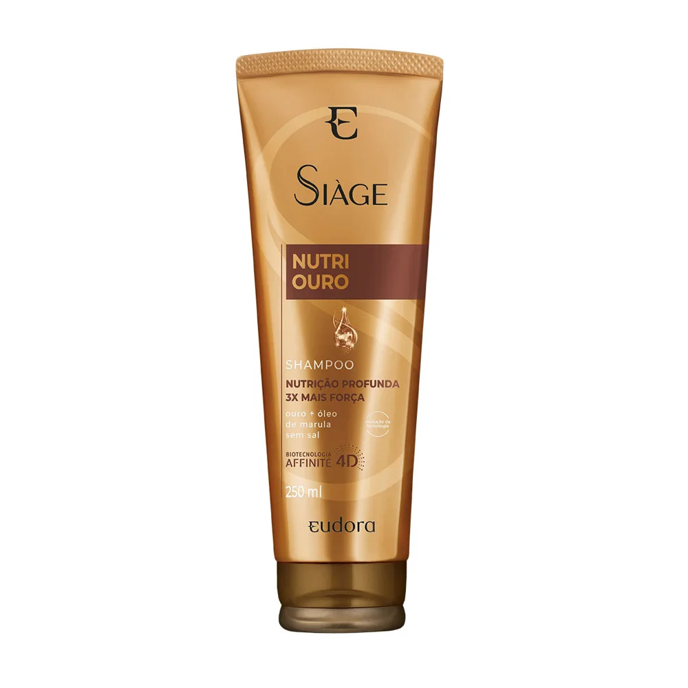 Shampoo Eudora Siage Nutri Ouro 250ml