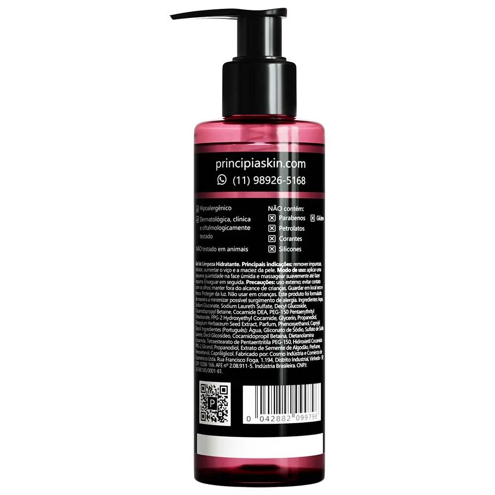 Gel De Limpeza Principia peles Sensiveis E Secas Gl-03 200ml