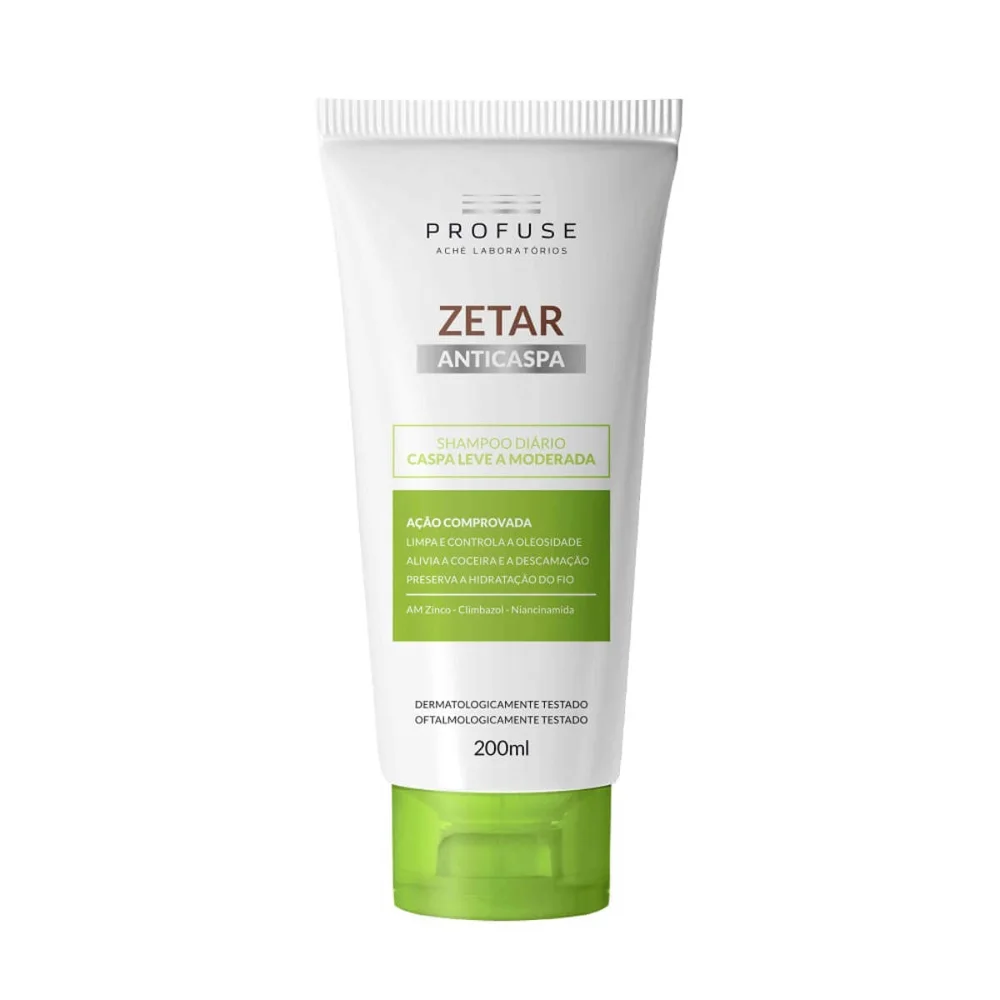 Shampoo Anticaspa Profuse Zetar Uso Diário 200ml