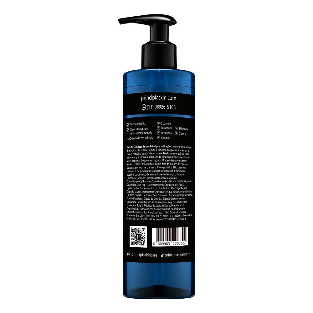 Gel de Limpeza Facial Principia GL-02 Suave 350g
