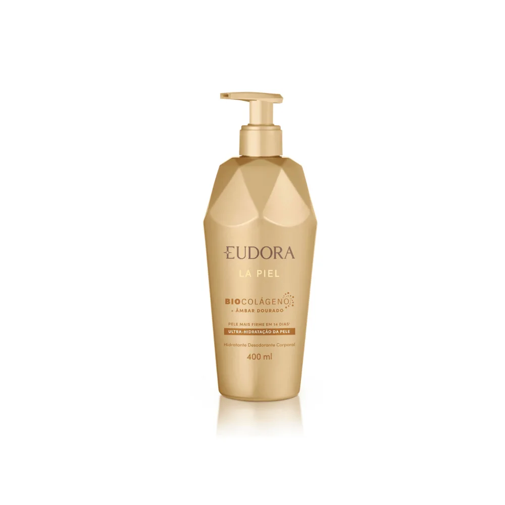 Loção Hidratante Corporal Eudora La Piel Âmbar Dourado 400ml