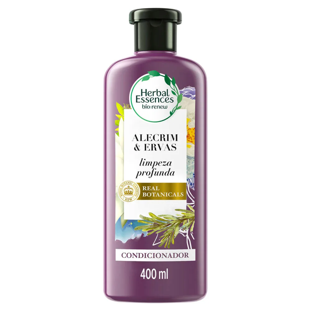 Condicionador Herbal Essences Bio Renew Limpeza Profunda Alecrim e Ervas 400ml