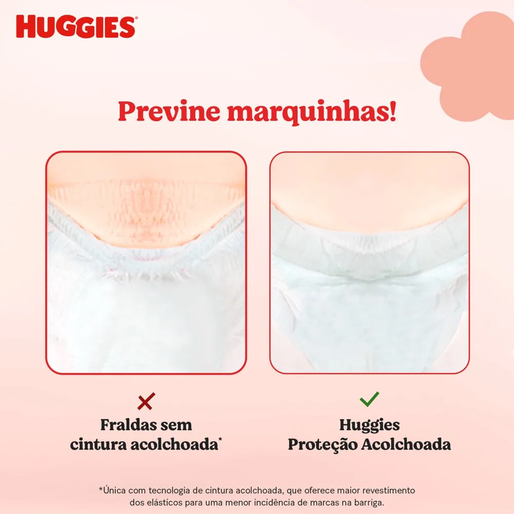 Fralda Pants Huggies Proteção Acolchoada XXG 72 Unidades