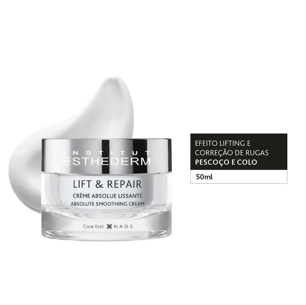 Creme Facial Esthederm para Pescoço e Colo Lift & Repair Absolue Lissante 50ml
