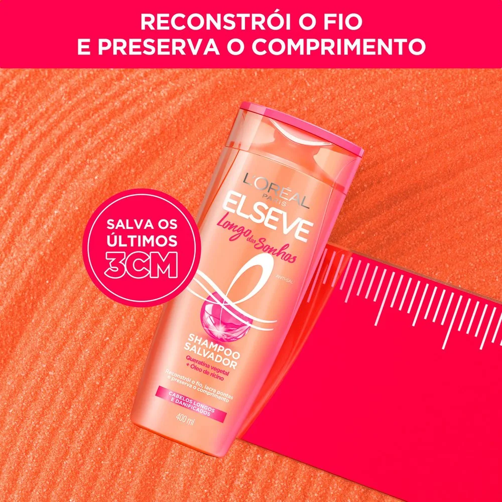 Shampoo Elseve Longo dos Sonhos Salvador 400ml
