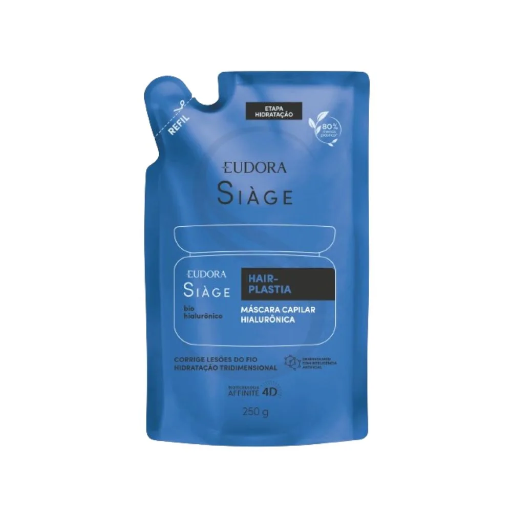 Máscara Capilar Eudora Siàge Hair-Plastia Hialurônico Refil 250g