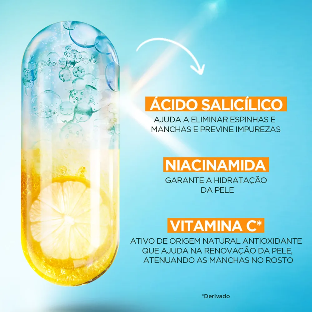 Hidratante Facial Garnier Antiacne Ácido Salicílico Toque Seco 85g