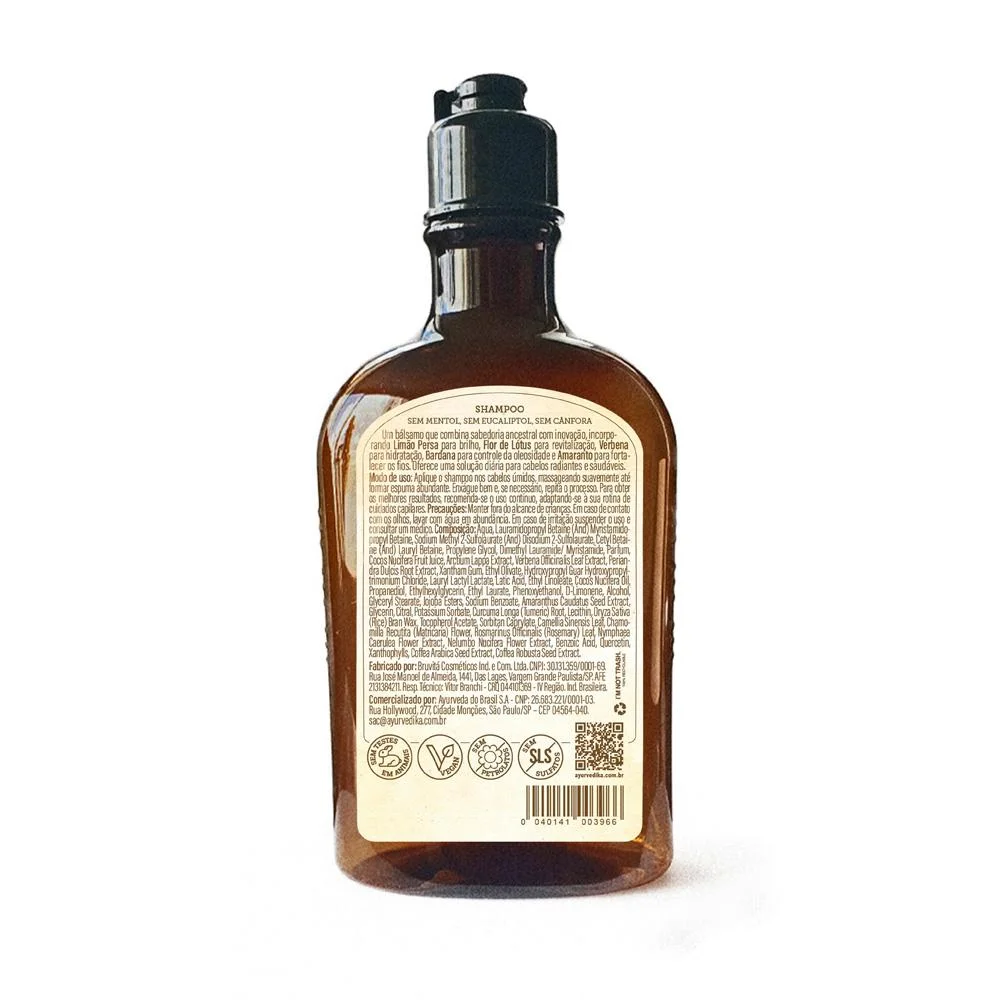 Kit Shampoo e Condicionador Ayurvédika para Cabelos Oleosos 240 ml